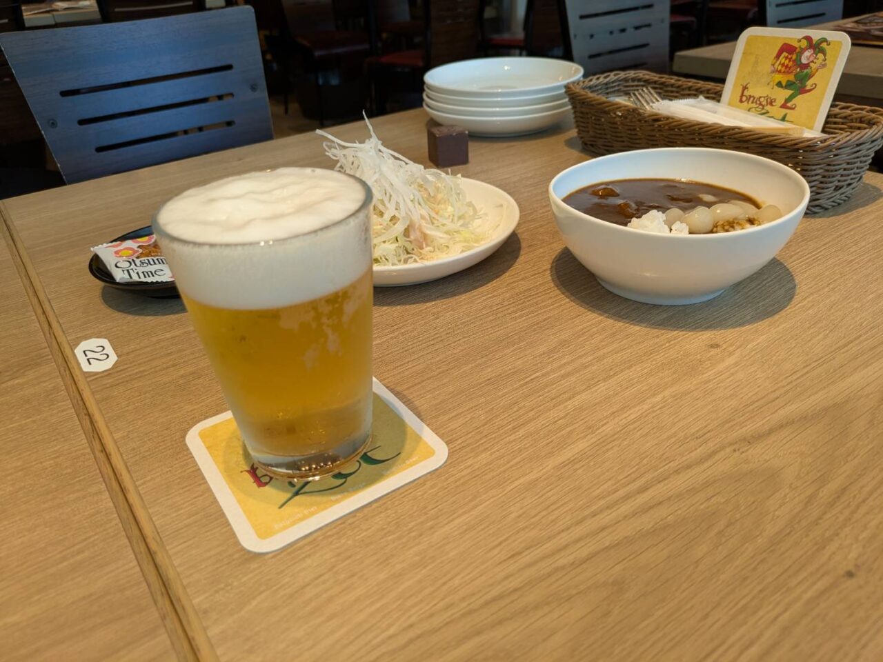 世界のビール博物館のランチメニュー