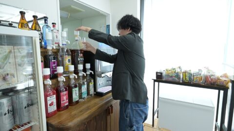 濃さも自分で調整できる