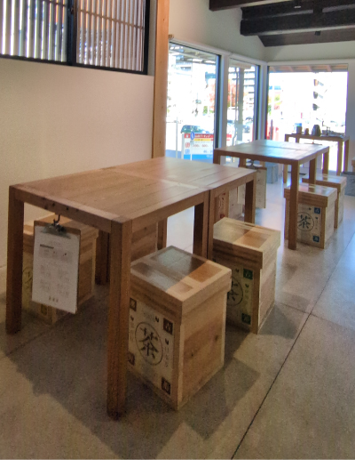 2階のカフェスペース