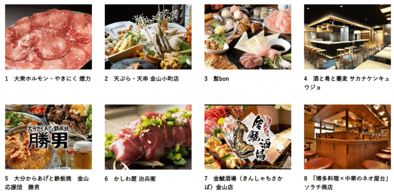 「金山小町」にある店舗一覧①