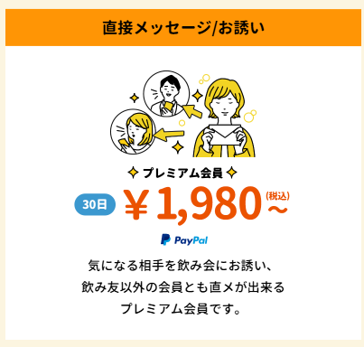 月額1,980円でプレミアム会員になれる