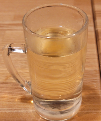梅酒お湯割り(梅酒+お湯)